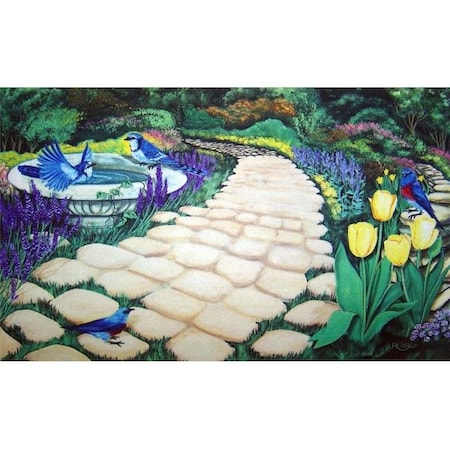 Custom Printed Rugs Custom Printed Rugs DM  20 Garden Path Door Mat DM  20